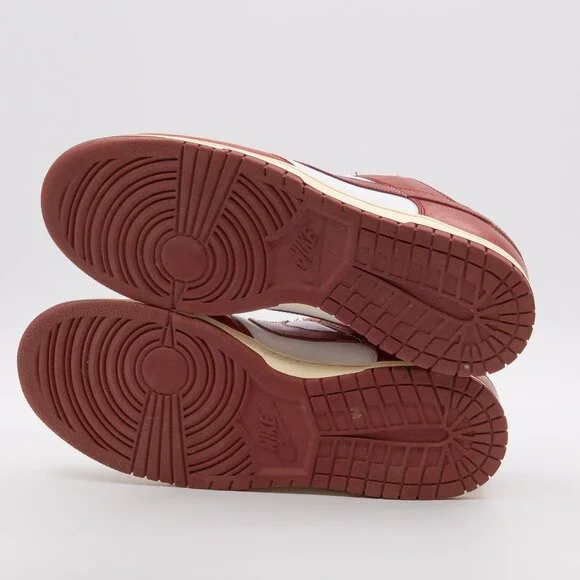 NIKE Dunk Low PRM Vintage “Team Red” Sz 14.5W / 13M **EUC in BOX** (FJ4555-100) - Picture 4 of 4